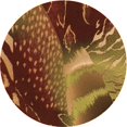 thumbnail image 1 of Ahgly Company Machine Washable Indoor Round Transitional Maroon Red Area Rugs, 7' Round, 1 of 7
