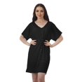 thumbnail image 1 of Moomaya Robes Décontractées pour Femmes Courtes Imprimées Robe Fluide à Col en V pour Femmes Grande Taille, 1 of 6