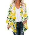 thumbnail image 2 of Nouveaux Hauts pour Femmes 2023 Mode Col Rond Grande Taille T-Shirt à Manches Longues Blouse Imprimée Automne Chandail en Molleton à Manches Longues pour Femmes, 2 of 5