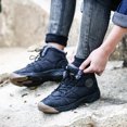 thumbnail image 4 of Hommes Bottines Décontractées Marche Hiver Neige Coton Molleton Doublé Chaussures Chaudes, 4 of 7