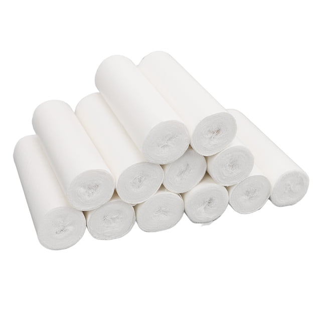Gauze Bandage, Absorbent Stretchable Gauze Roll 12PCS Multifunctional Cotton for Home