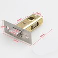 thumbnail image 1 of Mortice Door Tubular Latch Internal Bolt Facility Sprung Catch Flat, 1 of 8
