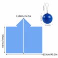 thumbnail image 2 of BKER Portable Disposable Emergency Raincoats Portable Hook Poncho Ball, 2 of 6