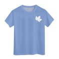 thumbnail image 4 of GDREDA Canada T-Shirts Imprimé Drapeau Filles T-Shirt à Manches Courtes Été Col Rond T-Shirt Coupe Décontractée T-Shirts Basiques, 4 of 4