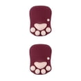 thumbnail image 3 of relayinert Stylish Cat Paw Gaming Mouse Mat Wrist Protection Non-slide Base Safe Cute DS-013 wine red 2Set, 3 of 6
