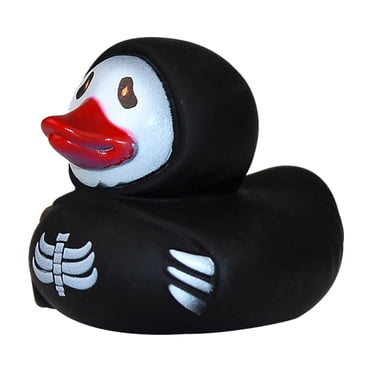 Kyusrd Décorations d'Halloween pour l'Intérieur et l'Extérieur Offres 2025!Canards d'Horreur d'Halloween Visage de Fantôme Peut Presser les Petits Canards