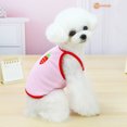 thumbnail image 3 of Agiferg Pet Dog Spring and Summer Wear Thin Short-board Fruit Embroidered Camisole, 3 of 5