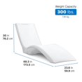 thumbnail image 3 of Chaise longue de piscine Step2 Vero — Résistante aux UV jusqu'à 20 000 heures et conçue pour une immersion dans 30 cm d'eau., 3 of 9