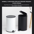 thumbnail image 2 of Youkk Wide Application Trash Can Made Of Stainless Steel Trash Can For Kitchen Garbage Bin Recycle Bin Trash Cans Trash Bin Blue, 2 of 6