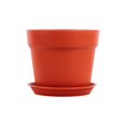 thumbnail image 1 of Mosiee 2Pc Flower Pots For Indoor Plants With Mesh Drainage Hole And Saucer Plastic, 1 of 8