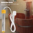 thumbnail image 4 of Stainless Steel Heating Tube Heating Rod, Immersion Water Boiler, For Washbasins, Plastic Buckets UK Plug 220V Home Travel Yellow Non-Automatic Power Off, 4 of 8