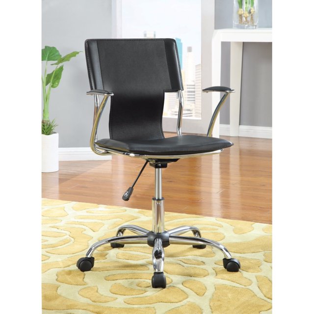 Chaise de Bureau Ergonomique de Taille Moyenne, Noir