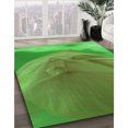 thumbnail image 3 of Ahgly Company Machine Washable Indoor Square Transitional Seaweed Green Area Rugs, 5' Square, 3 of 7