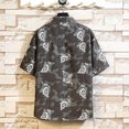 thumbnail image 4 of Birdeem Chemise d'Été Vintage Imprimée pour Hommes Manches Courtes Col Cubain Chemise Style Hawaïen Motif Manches Courtes Col Rabattu Blouse & Chemise, 4 of 4