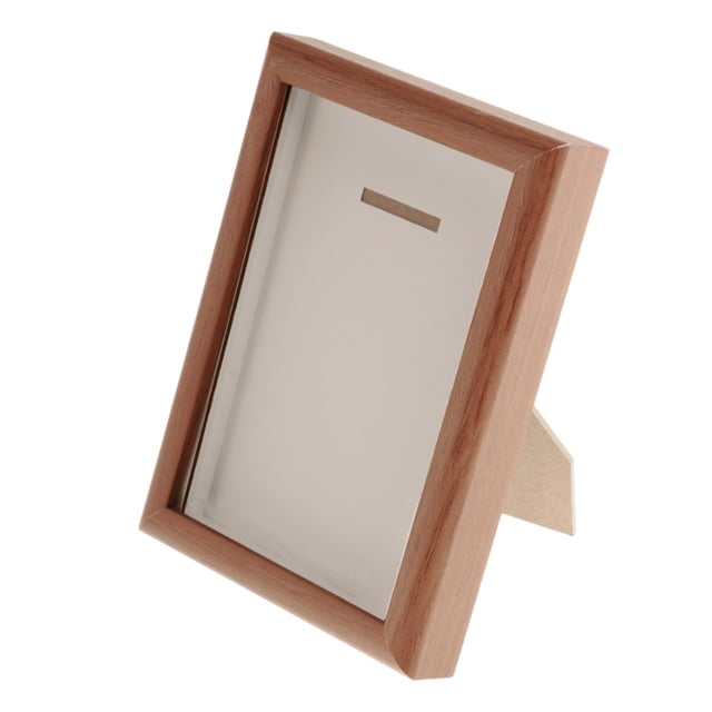 DOLITY Medal Display Shadow Box Frame Collectible Wood for Insignia Pins Gymnastics Walnut Color 7inch