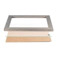 thumbnail image 3 of Rustic Wooden Poster Picture Frame 18x24 - Natural Solid Eco Distressed Wood for Wall Mounting Photo Frame - Grey, 3 of 6
