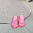thumbnail image 3 of jifeng Mop Slippers Floor Cleaning Mopping Slippers Open Toe Quiet Comfortable Cleaning Pink, 3 of 9