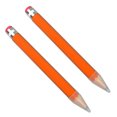 thumbnail image 1 of 2pcs 35cm Wooden Pencil Large Drawing Writing Painting Mark Pencil Stationery Props (Random Orange Color), 1 of 8