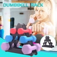 thumbnail image 1 of Dumbbell Rack Stand 3 Tier Dumbbells Hand Weights Sets Holds 30 Pounds, 1 of 3