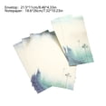 thumbnail image 3 of Oriental Style Letter Writing Set 4 Artistic Papers + 2 Envelopes for Wedding Birthday Invitation Stationery, 3 of 6