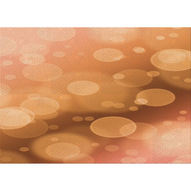 Ahgly Company Tapis d'Intérieur Rectangulaire Transitionnel Orange Lavable à la Machine, 2 Pieds x 4 Pieds