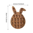 thumbnail image 2 of Purpose Wooden Serving Board And Egg Tray With Handle For Cheese Platter Reusable Craftsmanship Kitchen And Outdoor Use, 2 of 3