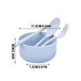 thumbnail image 3 of Big Savings! Three-Piece Tableware Set, Bowl, Spoon, Chopsticks, and Fork Set for Dining, Kitchen Tableware for Family Meals, 3 of 5