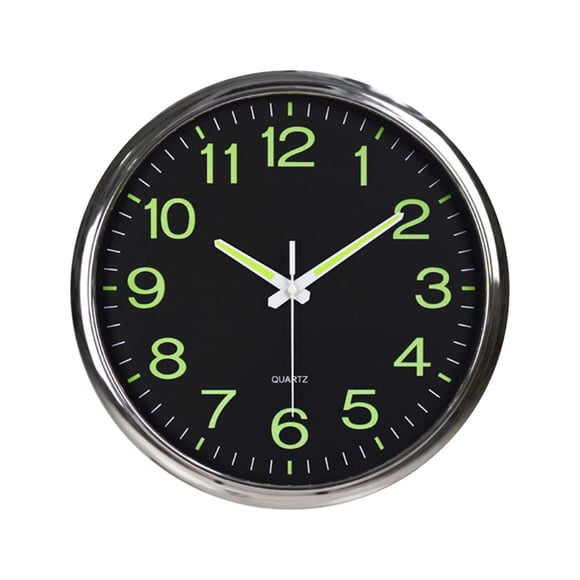 Wmqpnns Nouvelle Tendance Horloge Murale à Quartz de 12 Pouces Lumineuse Silencieuse Sans Tic-Tac Lueur Nocturne dans le Noir Offres du Jour Liquidation
