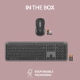 thumbnail image 4 of Logitech MK955 Signature Slim Wireless Keyboard and Mouse Combo, For Larger Hands, Quiet Typing and Clicking - Black, 4 of 12