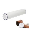 thumbnail image 1 of Cervical Roll Pillow, Medium Soft Memory Foam Neck Round Pillow Cylinder Bolster Pillow for Sleeping, Round Neck Support for Bed, Legs, Back, 1 Pcs, 17.71x4.33"(Black), 1 of 7