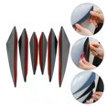 thumbnail image 2 of Miangastore Canards For Car Universal Black 6Pcs 7.47X1.38X1.38In, 2 of 8