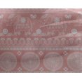 thumbnail image 5 of oneOone Georgette Viscose Peach Fabric Block Craft Projects Decor Fabric Printed By The Yard 42 Inch Wide-6N, 5 of 5