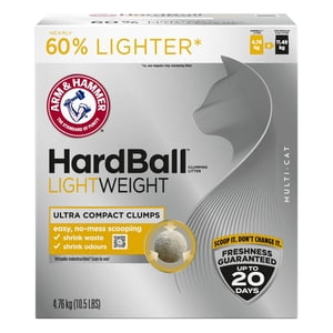 Arm & Hammer Attaque de balle dure, léger, facile à utiliser, 4.76 kg