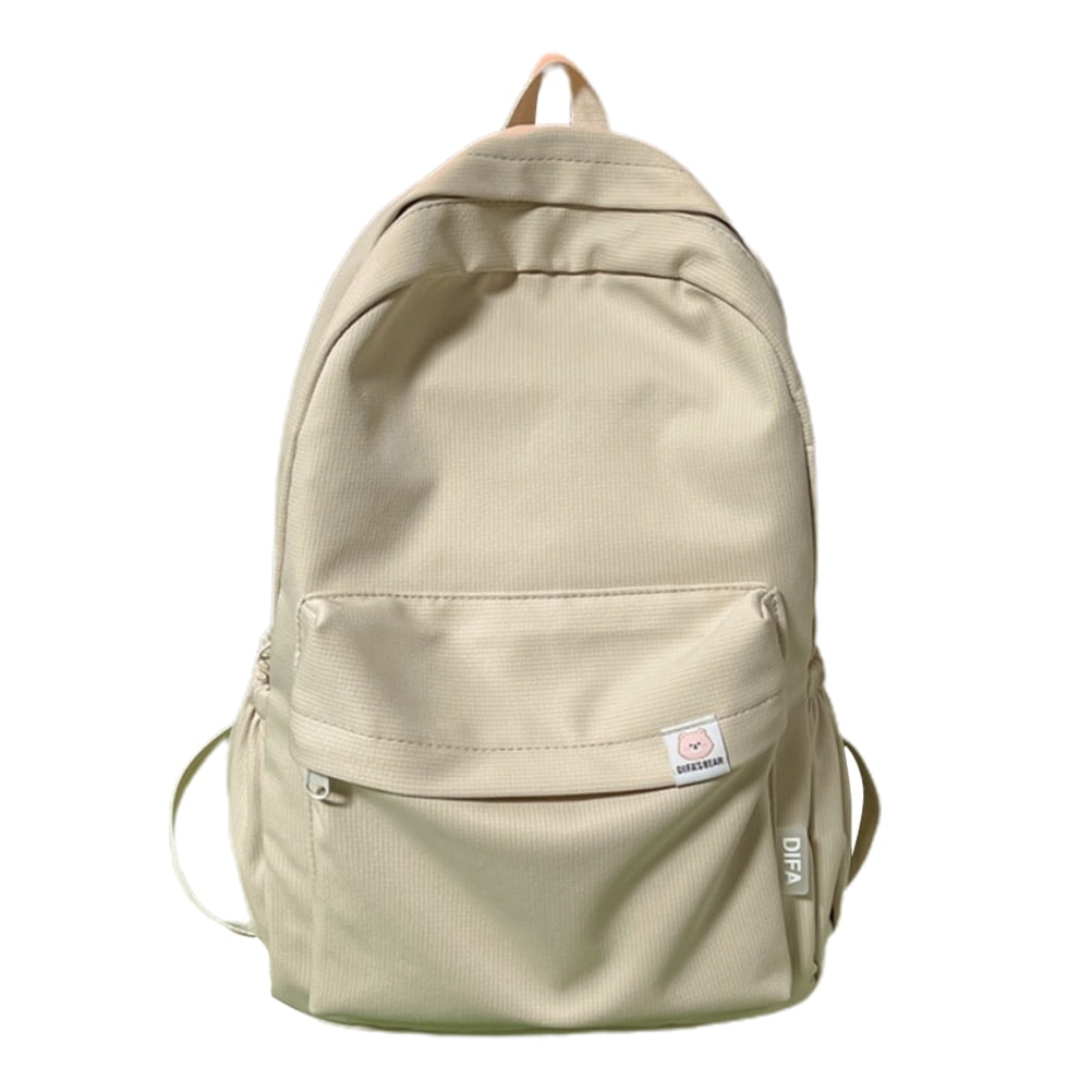 School Bag Casual Backpack Cute Color Backpack Lightweight Large Capacity Student Book Bag School Bag Casual Daypack For Outdoor Travel Camping Picnic