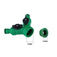 thumbnail image 2 of Amdohai 2 Way Y Shape Hose Splitter Pipe Adapter Irrigation Connector Garden Hose Quick Connector Plastic Grip Faucet, 2 of 5