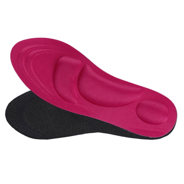 kurtrusly Flat Feet Arch Soft Support Shoe Insole Pad Breathable Elastic Massage Sponge Shoe Inlay Women