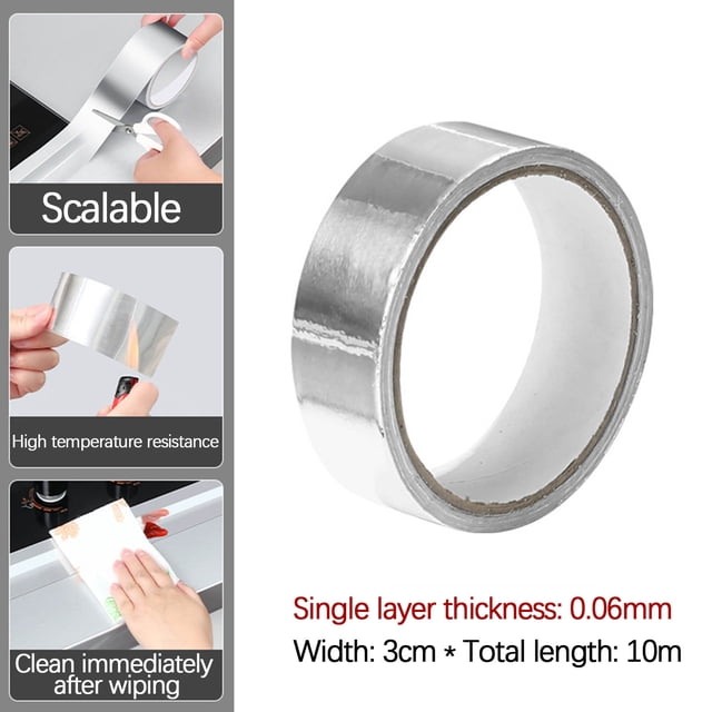 Aluminum Foil Tape Thickened Sealing Sink Kitchen Sticker Kitchen Supplies