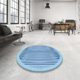 thumbnail image 4 of Ahgly Tapis Rectangulaire Lavable en Machine Iceberg Bleu, 2 Pieds x 4 Pieds, 4 of 7