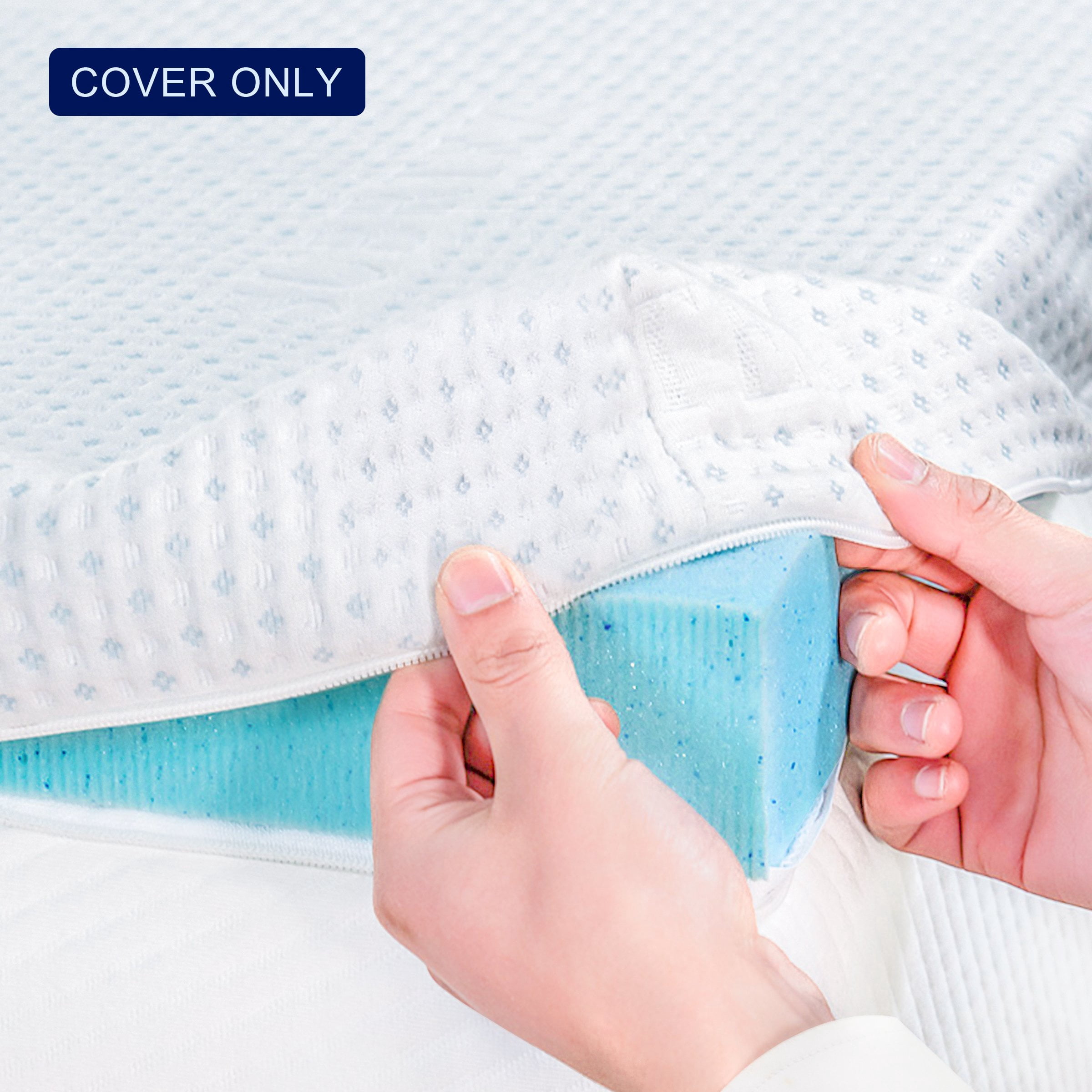 Subrtex Protège-Matelas Surmatelas Lavable en Rayonne de Bambou Housse de Surmatelas