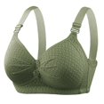 thumbnail image 3 of Timegard Bras for Women No Underwire 3pc Adjustable Strap Full Support Ruched Comfy Everyday Bras, 3 of 3