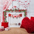 thumbnail image 4 of Simulation Rattans, 220Cm/86.6Inches Simulation 10 Heads of Rose Vines Decoration Valentine's Day Scene Setting Wall Hanging Mantel Tabletop Decor Valentine's Day Decoration, 4 of 6