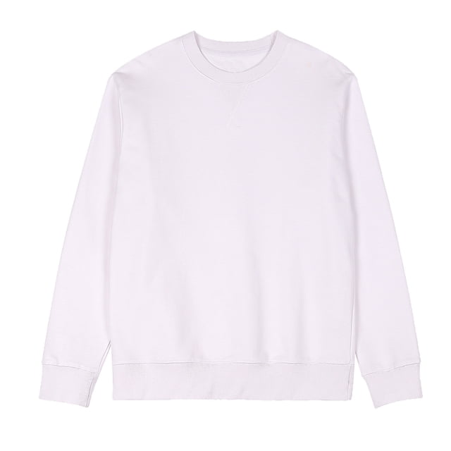 QIPOPIQ Originaux en Molleton, Chandail Teint en Pièce, Chandails à Col Rond pour Hommes en Liquidation