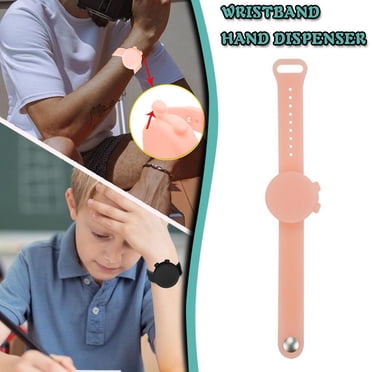 EGNMCR Adult Kid Liquid Wristband Hand Dispenser Handwash Gel With Whole Sanitizing the Dispenser