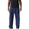 thumbnail image 2 of Plebaso Pantalon Cargo pour Homme, Pantalon de Randonnée Décontracté à Cordon, Léger, Uni, Pantalon de Travail d'Extérieur pour Homme, 2 of 5