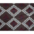 thumbnail image 4 of oneOone Polyester Lycra Fabric Argyle Ikat Printed Fabric 1 Yard 56 Inch Wide, 4 of 4