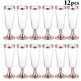 thumbnail image 1 of 12PCS Champagne Flute Creative Disposable Plastic Wedding Cup Champagne Glass, 1 of 6