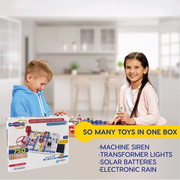 Snap Circuits Extreme SC-750 Electronics Exploration Kit Over 750