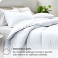 thumbnail image 2 of Bare Home Goose Down Alternative Comforter Set - 3 Piece Set - Oversized Queen, White, 2 of 7