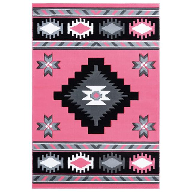 United Weavers of America 2050 10486 24 1 ft. 10 in. x 2 ft. 8 in. Bristol Caliente Pink Rectangle Accent Rug