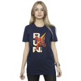 thumbnail image 2 of DC Comics Womens The Flash Run Cotton Boyfriend T-Shirt, 2 of 4